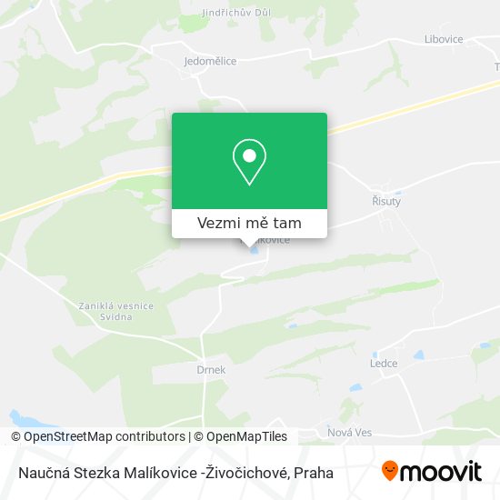 Naučná Stezka Malíkovice -Živočichové mapa