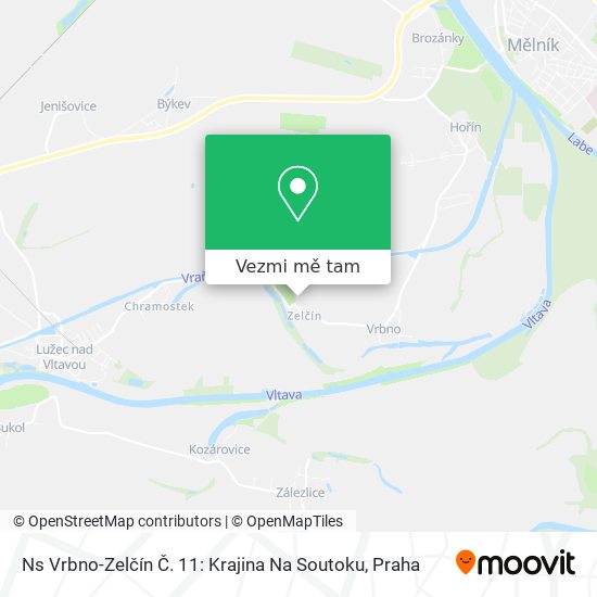 Ns Vrbno-Zelčín Č. 11: Krajina Na Soutoku mapa