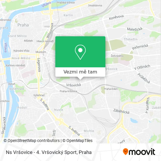 Ns Vršovice - 4. Vršovický Sport mapa