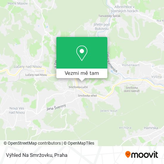Výhled Na Smržovku mapa