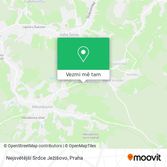 Nejsvětější Srdce Ježíšovo mapa