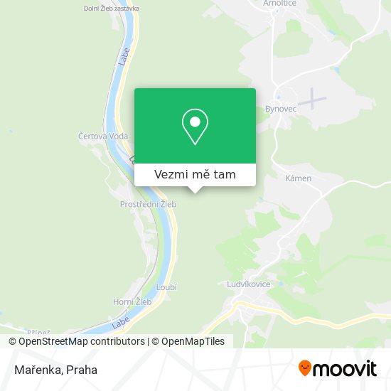Mařenka mapa
