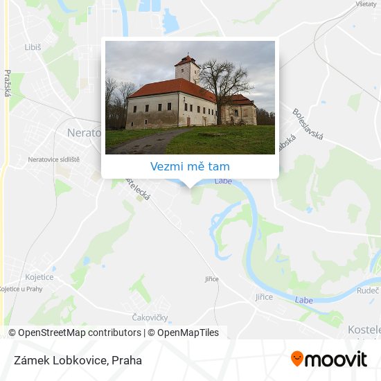 Zámek Lobkovice mapa