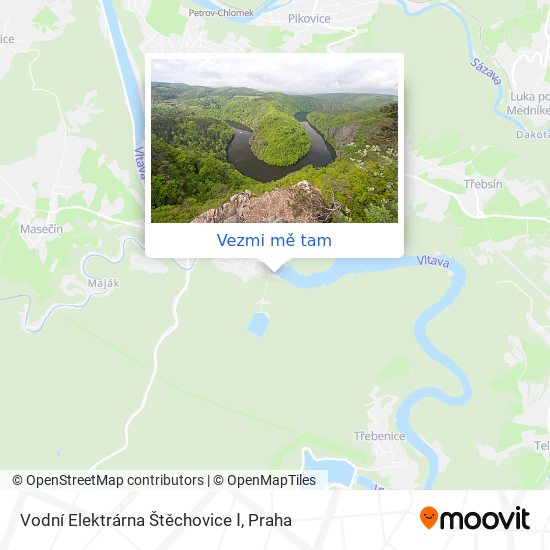 Vodní Elektrárna Štěchovice Ⅰ mapa