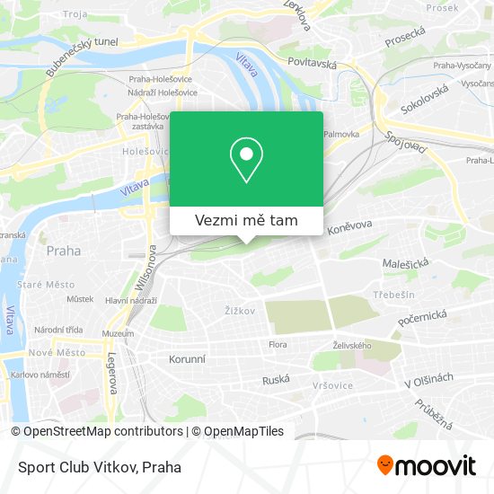 Sport Club Vitkov mapa