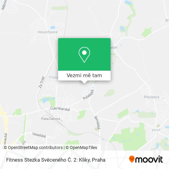 Fitness Stezka Svěceného Č. 2: Kliky mapa