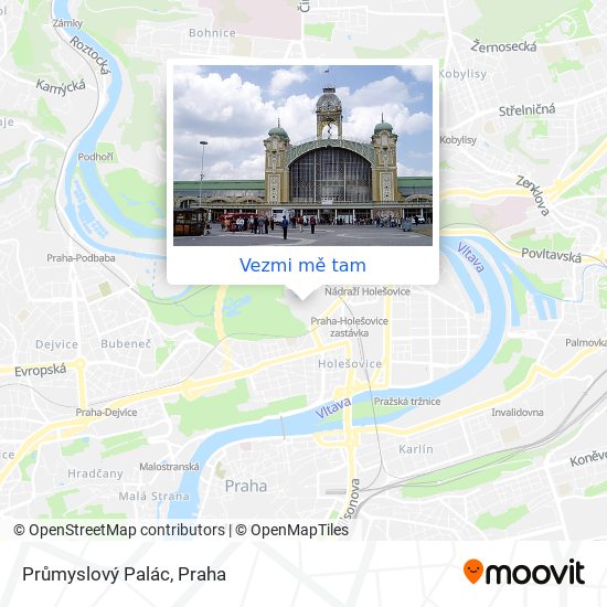 Průmyslový Palác mapa