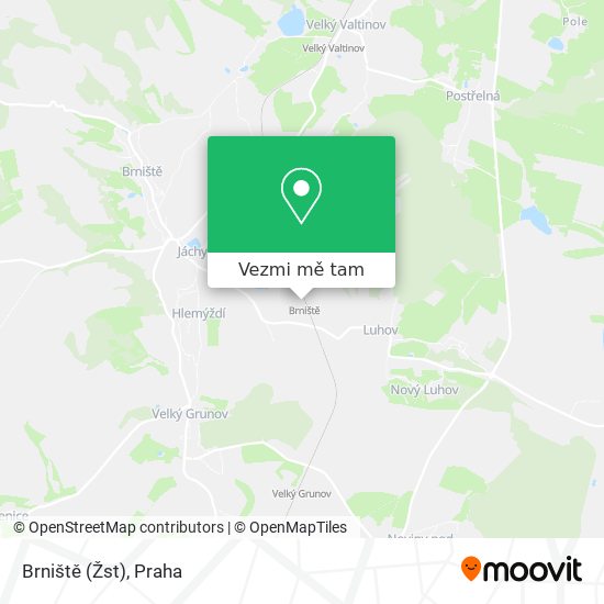 Brniště (Žst) mapa