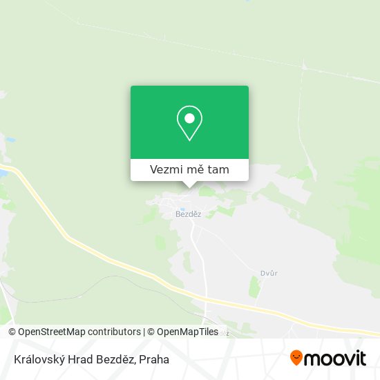 Královský Hrad Bezděz mapa
