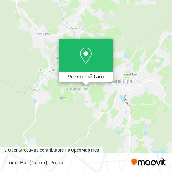 Luční Bar (Camp) mapa