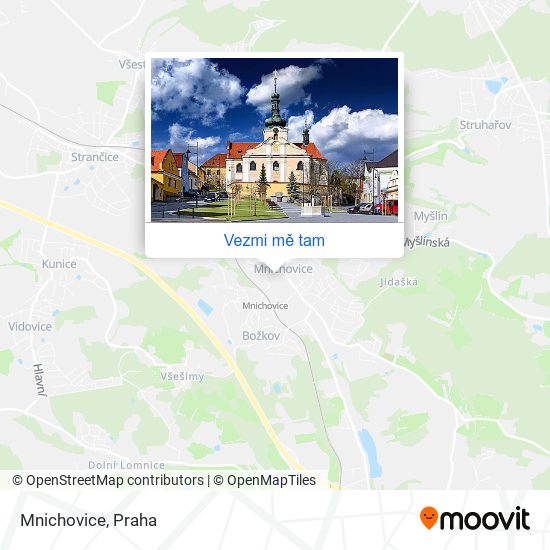 Mnichovice mapa