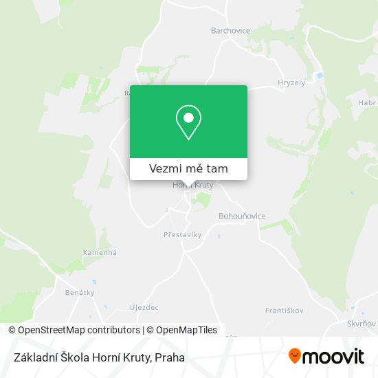 Základní Škola Horní Kruty mapa