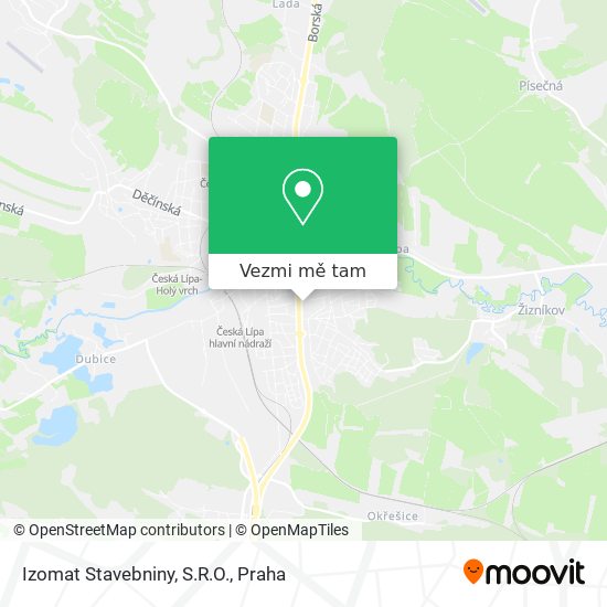 Izomat Stavebniny, S.R.O. mapa