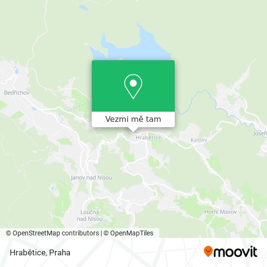 Hrabětice mapa