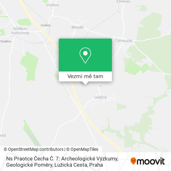 Ns Praotce Čecha Č. 7: Archeologické Výzkumy, Geologické Poměry, Lužická Cesta mapa