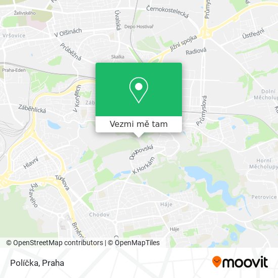 Políčka mapa