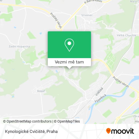 Kynologické Cvičiště mapa