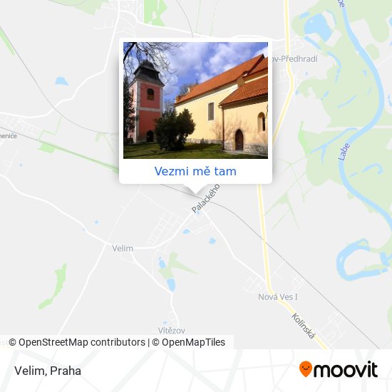 Velim mapa