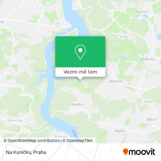 Na Koníčku mapa