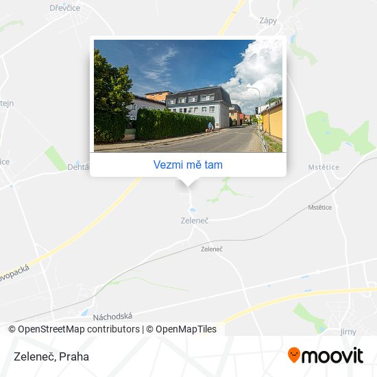 Zeleneč mapa