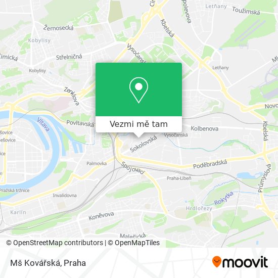 Mš Kovářská mapa