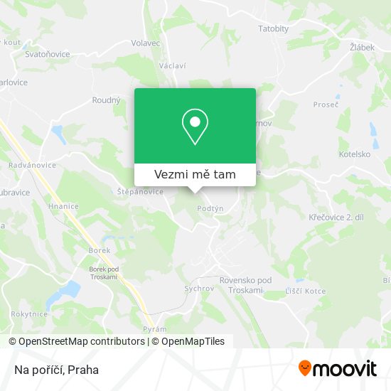 Na poříčí mapa