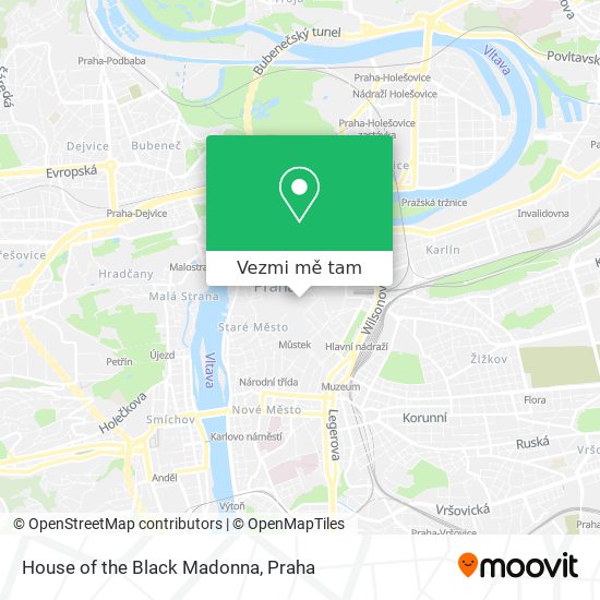 House of the Black Madonna mapa