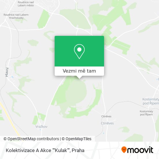 Kolektivizace A Akce ""Kulak"" mapa