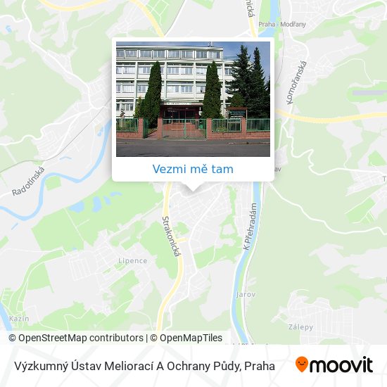 Výzkumný Ústav Meliorací A Ochrany Půdy mapa