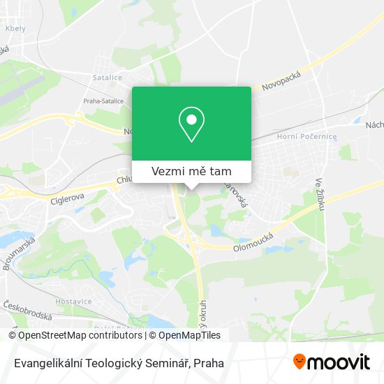Evangelikální Teologický Seminář mapa