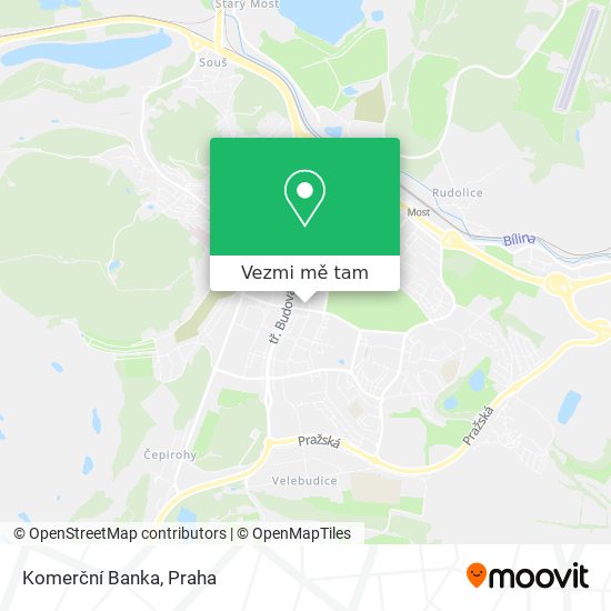 Komerční Banka mapa