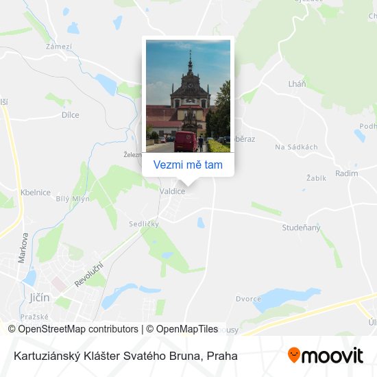 Kartuziánský Klášter Svatého Bruna mapa