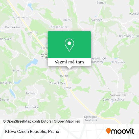 Ktova Czech Republic mapa
