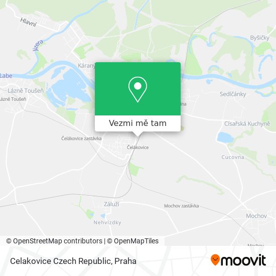 Celakovice Czech Republic mapa