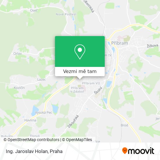 Ing. Jaroslav Holan mapa