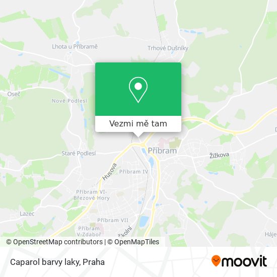Caparol barvy laky mapa