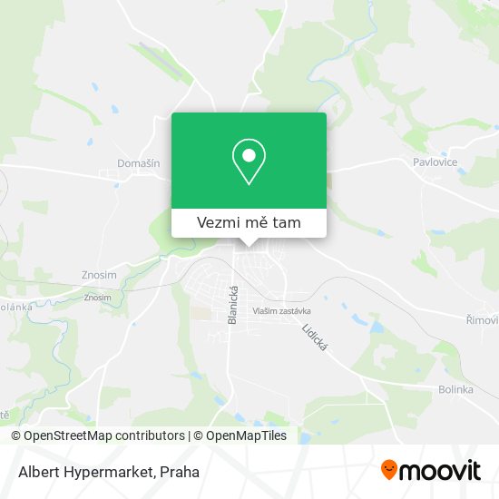 Albert Hypermarket mapa