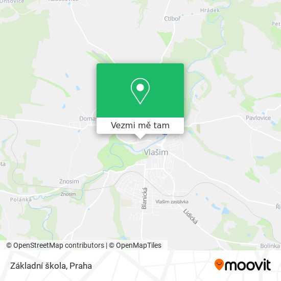 Základní škola mapa