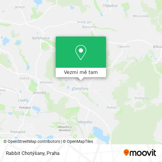 Rabbit Chotýšany mapa
