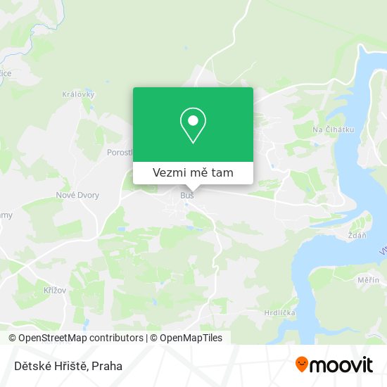 Dětské Hřiště mapa