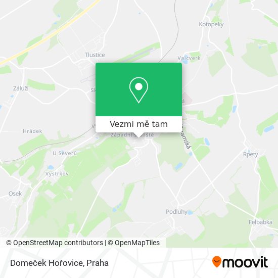 Domeček Hořovice mapa