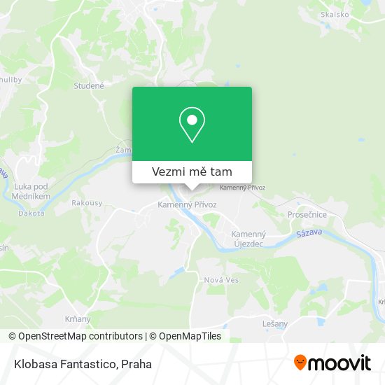 Klobasa Fantastico mapa