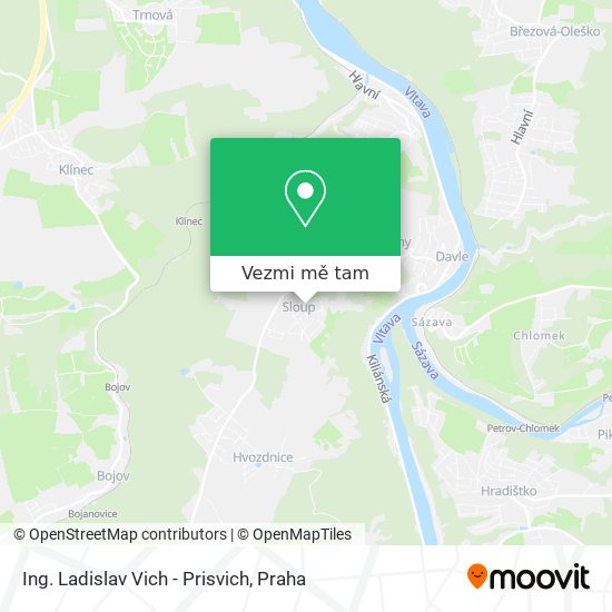 Ing. Ladislav Vich - Prisvich mapa