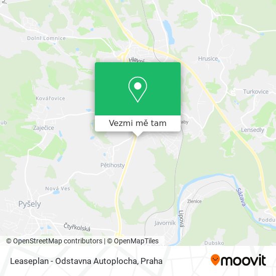 Leaseplan - Odstavna Autoplocha mapa