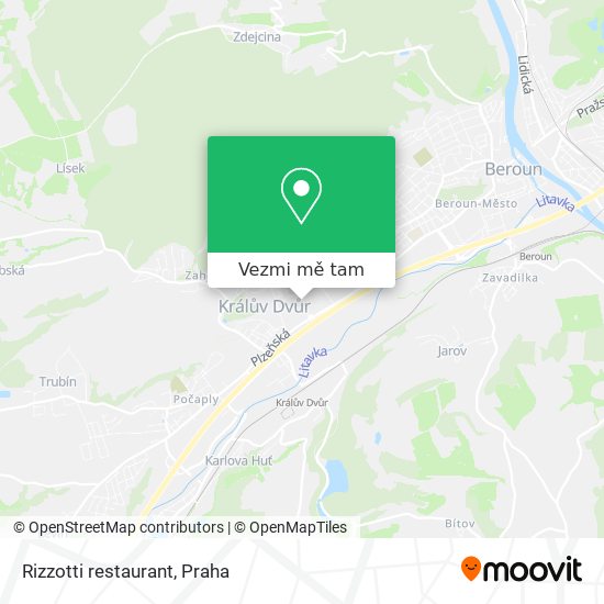Rizzotti restaurant mapa