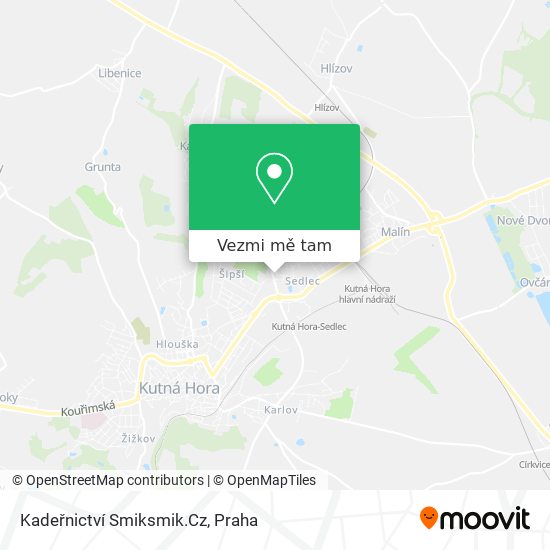 Kadeřnictví Smiksmik.Cz mapa