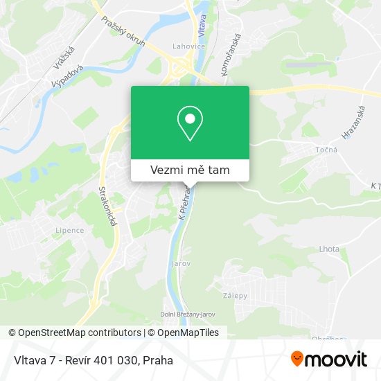 Vltava 7 - Revír 401 030 mapa