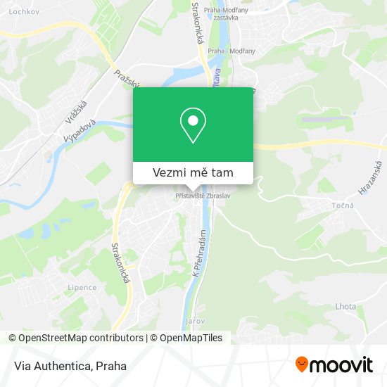 Via Authentica mapa