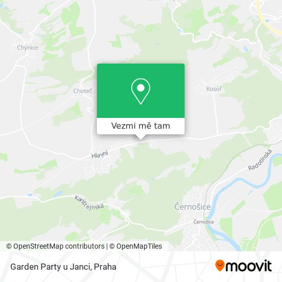 Garden Party u Janci mapa
