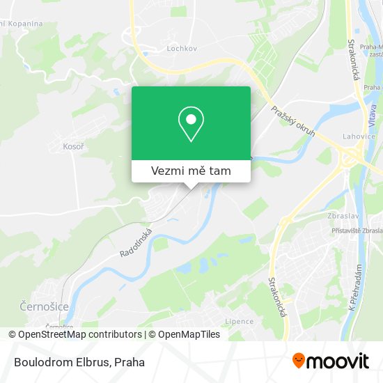 Boulodrom Elbrus mapa